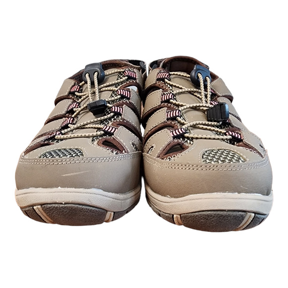 Eddie Bauer Blakely Brown Leather Sport Hiking Sandals Women’s Size 10M - Picture 4 of 13